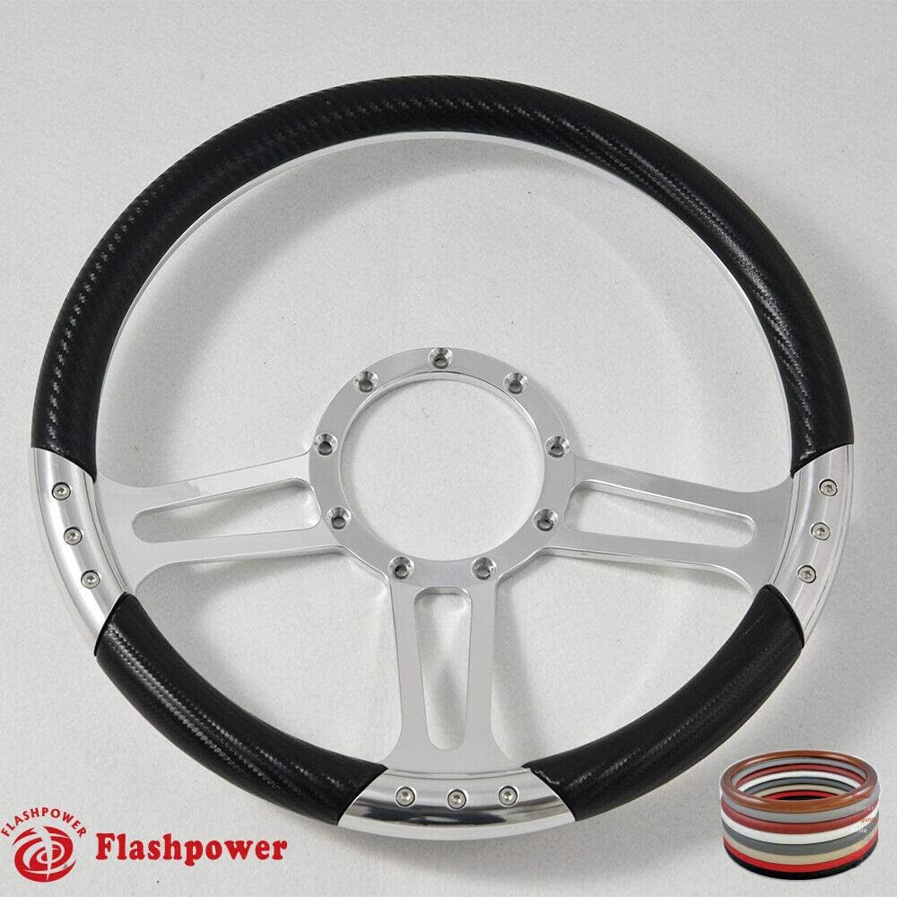 Carbon Fiber Full Wrap Steering Wheel with Horn Button J29726