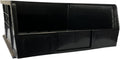 Pack of 3 Black Plastic Hanging Stacking Storage Bin with Shelf Bin Z60106