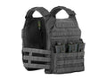 Black Medium Plate Carrier Set with Skeletal Cummerbund U22766