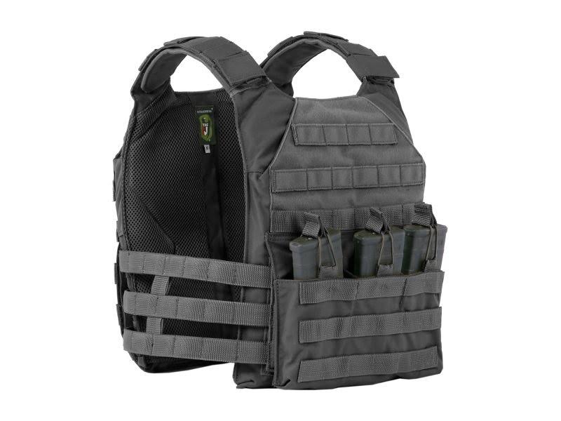 Black Medium Plate Carrier Set with Skeletal Cummerbund U22766