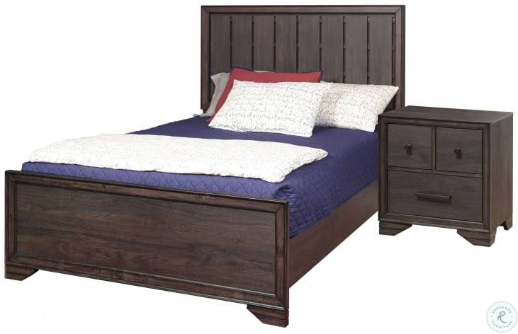 Espresso Brown Full Panel Bed O272