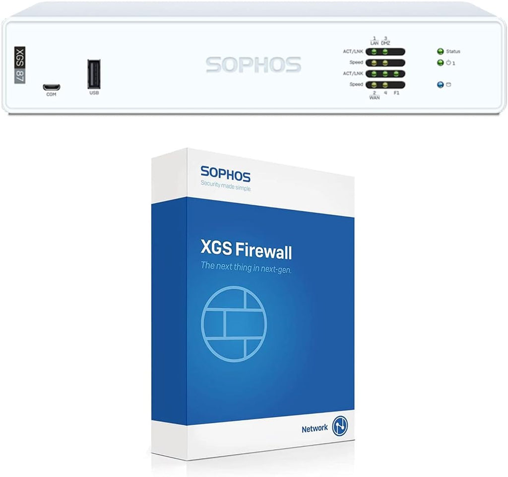 Sophos XGS 87 Next-Gen Firewall with Standard Protection, 3-Year (US Power Cord) J489472