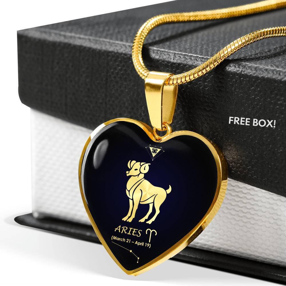 18k Gold Stainless Steel Zodiac Necklace D587610