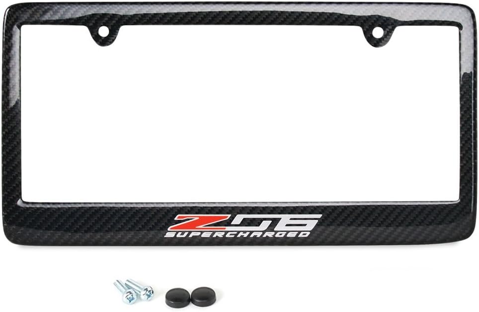 Carbon Fiber License Plate Frame Pack of 2 Q29573