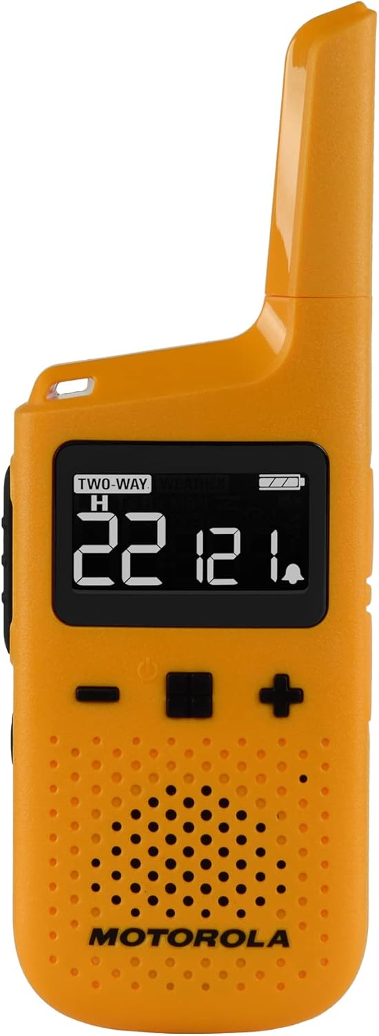 Yellow 25 Mile 2 Way Radio with Charging Dock Q702108