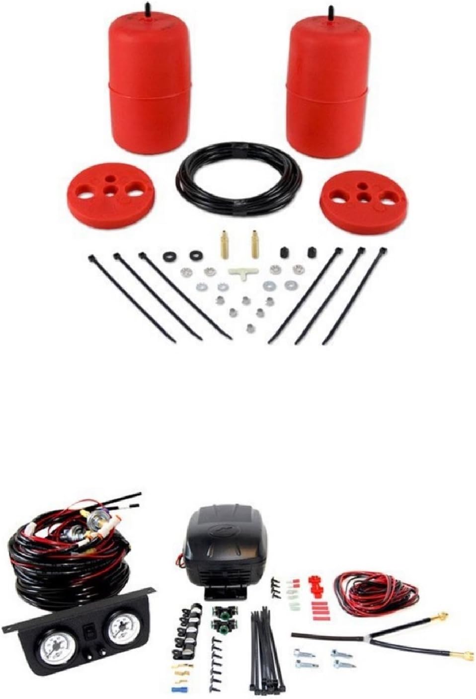 Set of Air Lift 1000 Series with Load Controller II On-Board Air Compressor System Kit M934014