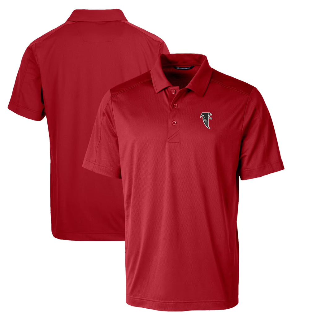 Red Atlanta Falcons Big & Tall Textured Stretch Polo F4847