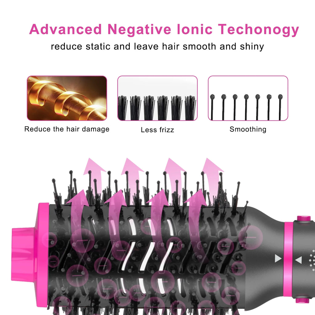 Black 4 in 1 Blow Dryer Brush A726000
