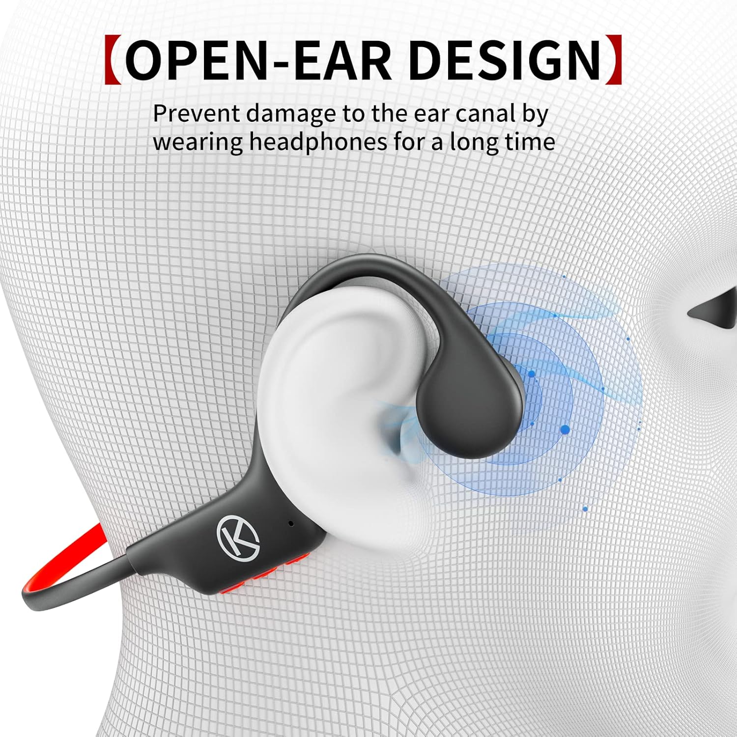 Open-Ear Bluetooth Sport Headphones Pack of 2 A273