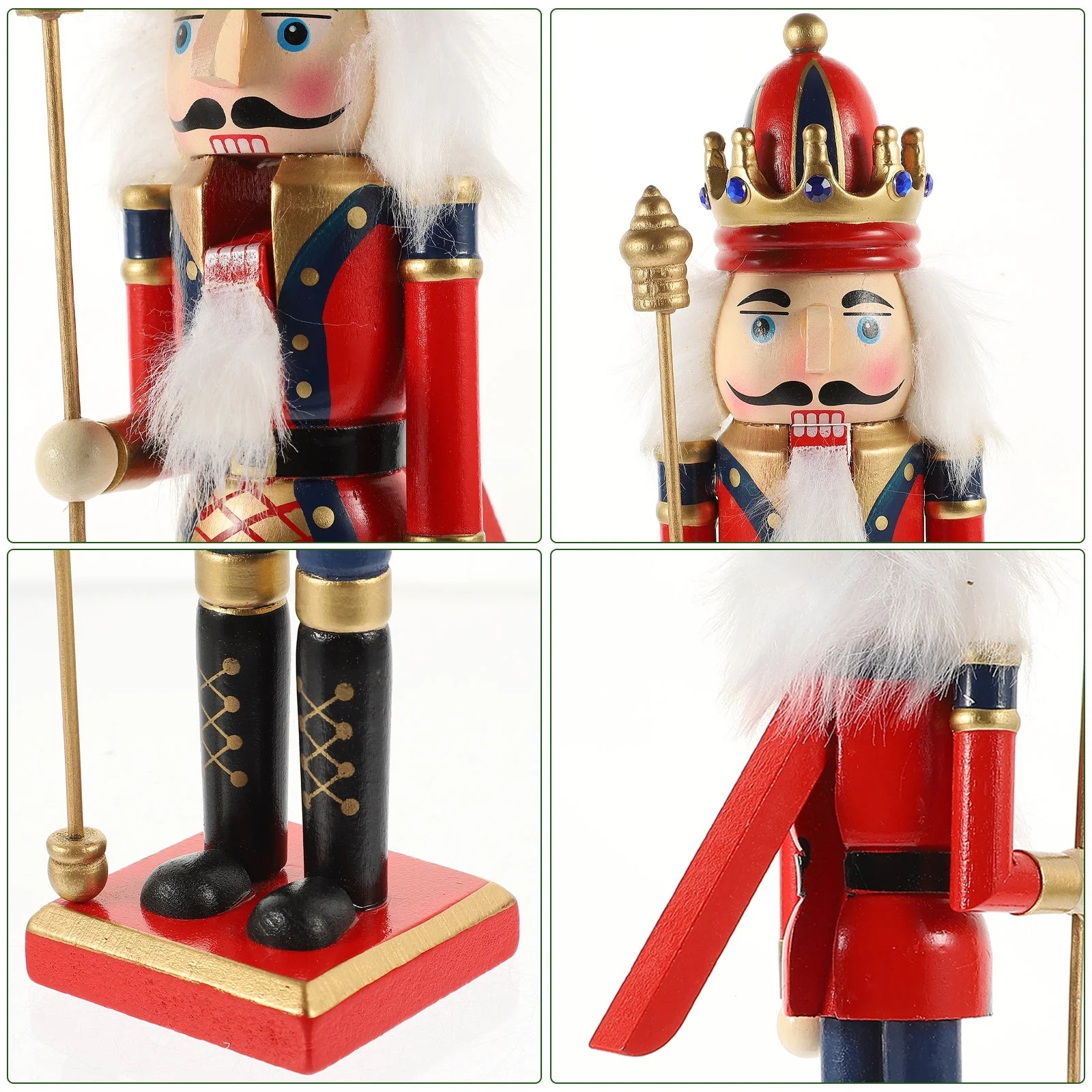 Wooden Nutcracker Doll Christmas Tree Decoration A668211