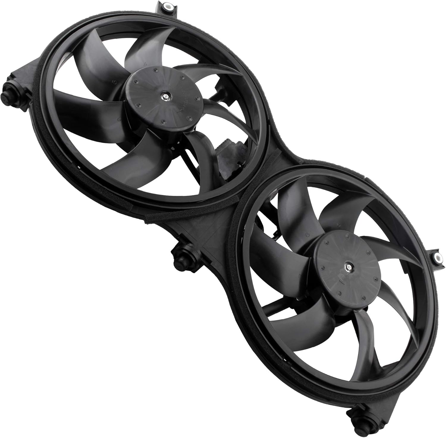 Dual Radiator and Condenser Cooling Fan Motor Assembly Q79155