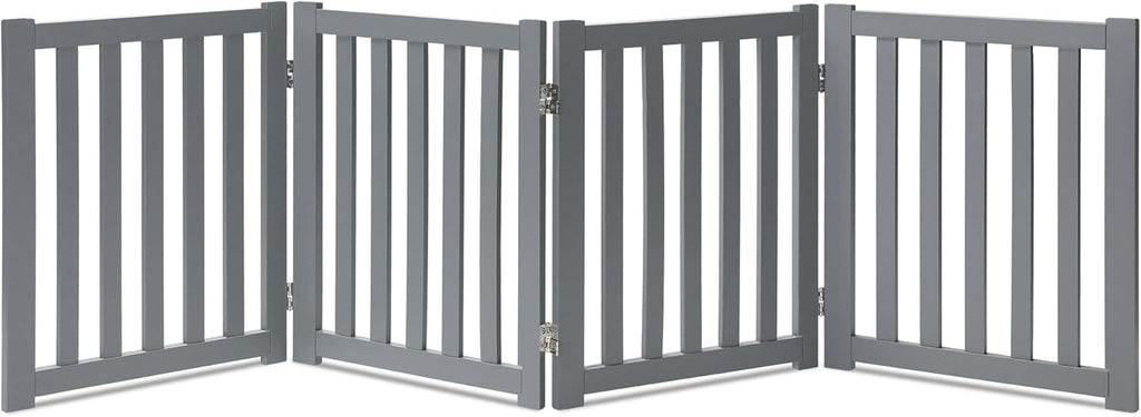 Oak Wood Foldable Pet Gate D417