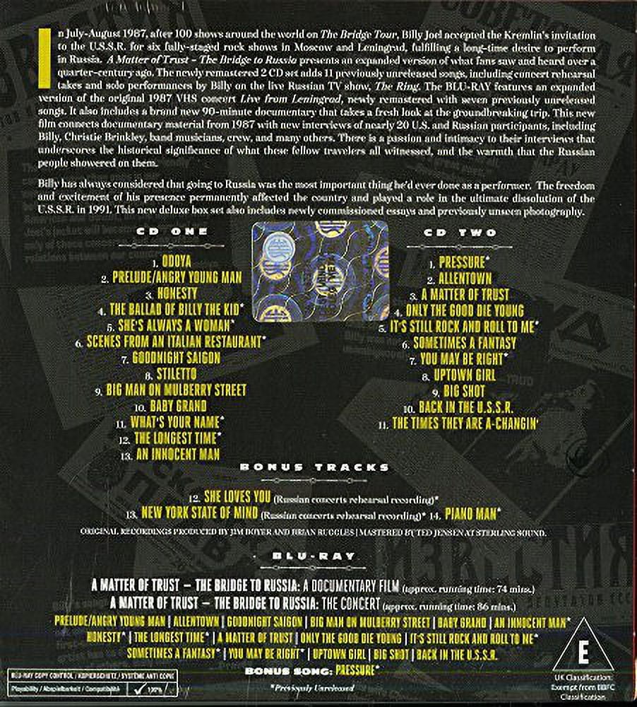 A Matter Of Trust: The Bridge To Russia [2CD/1BR] [Box Set] - Rock - CD Y2384