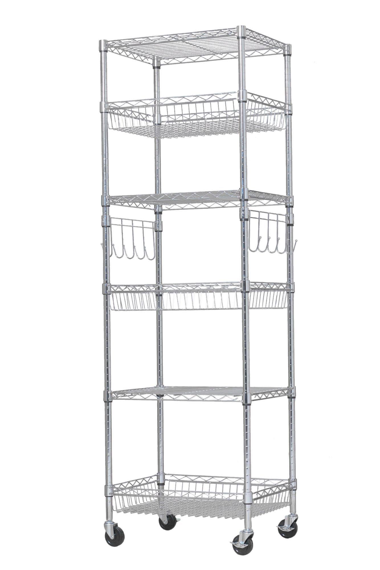 24x22 6-Shelf Steel Rack K13242