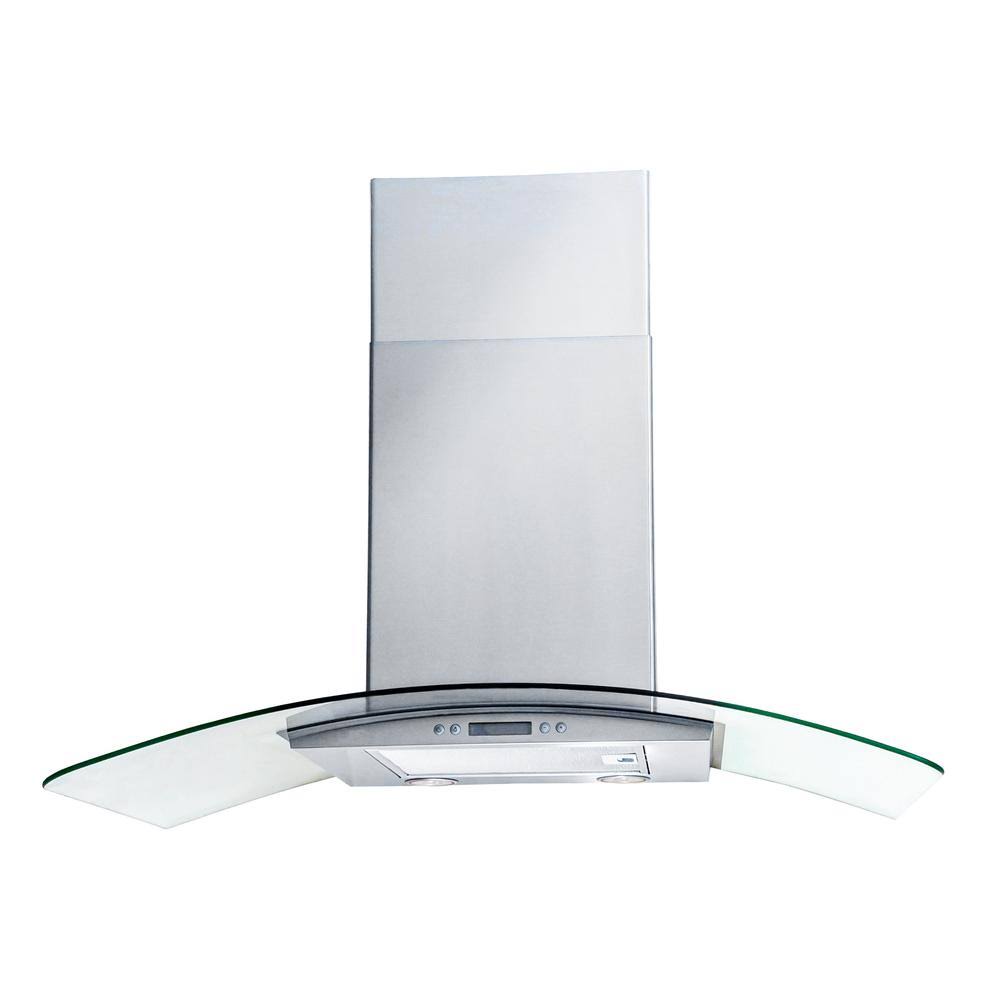 30 in. Wall Mount Decorative Range Hood in Stainless Steel U9160