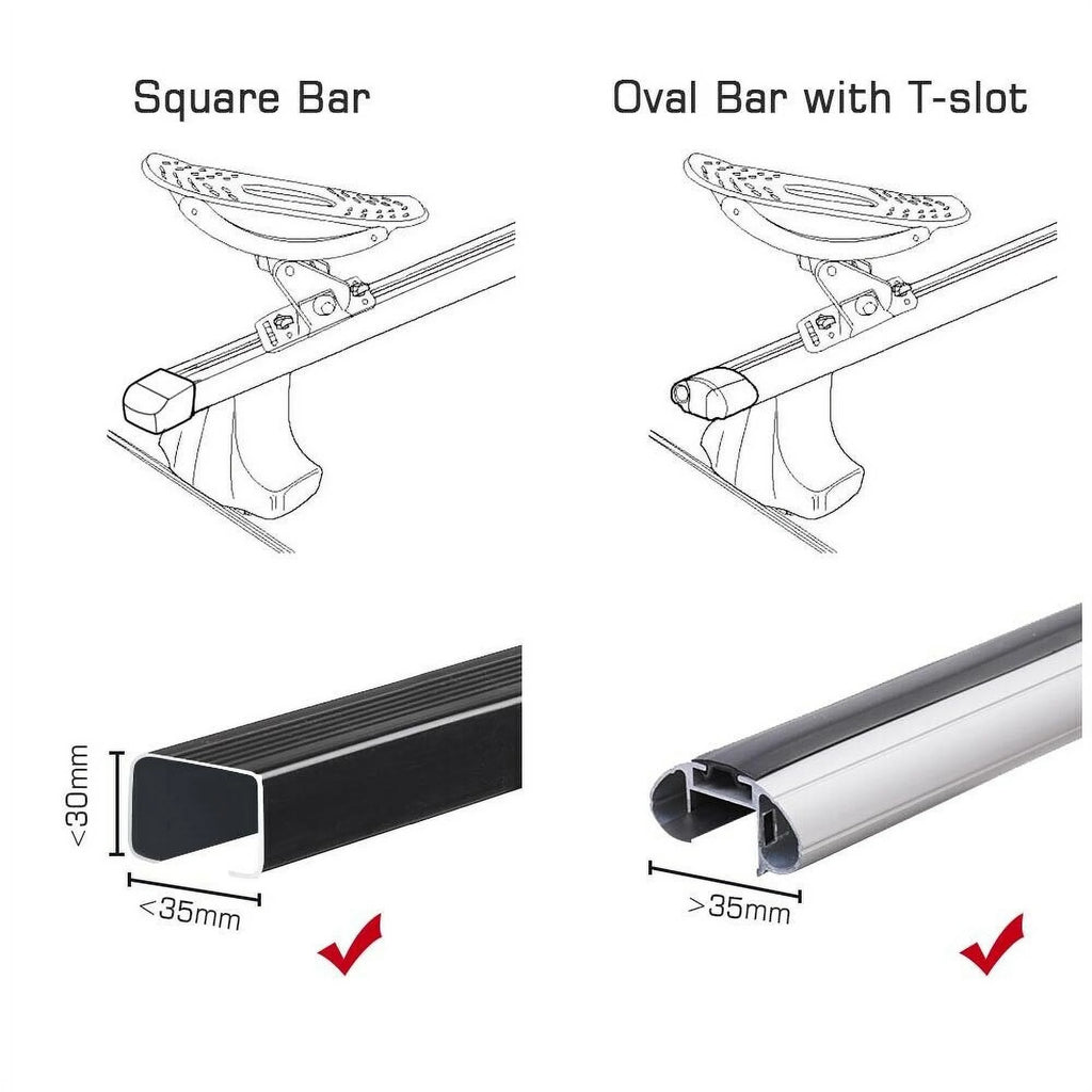 2 Pairs Kayak Roof Rack Universal Canoe Boat Car SUV Truck Top Mount Carrier S3623