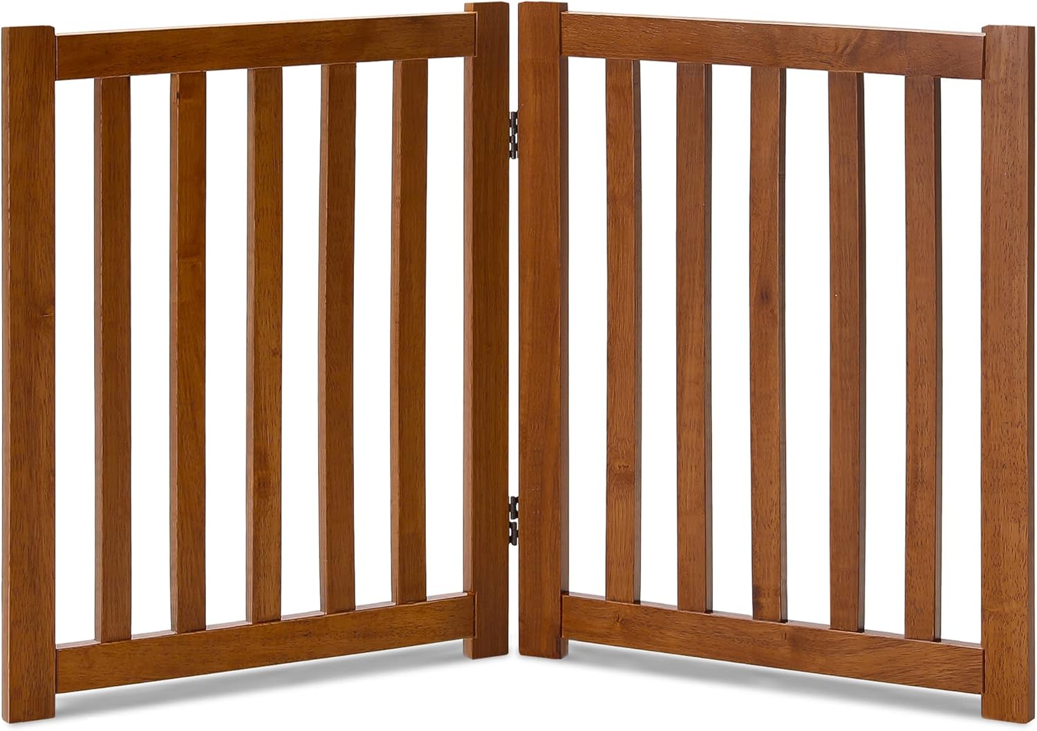 Oak Wood Foldable Pet Gate D417