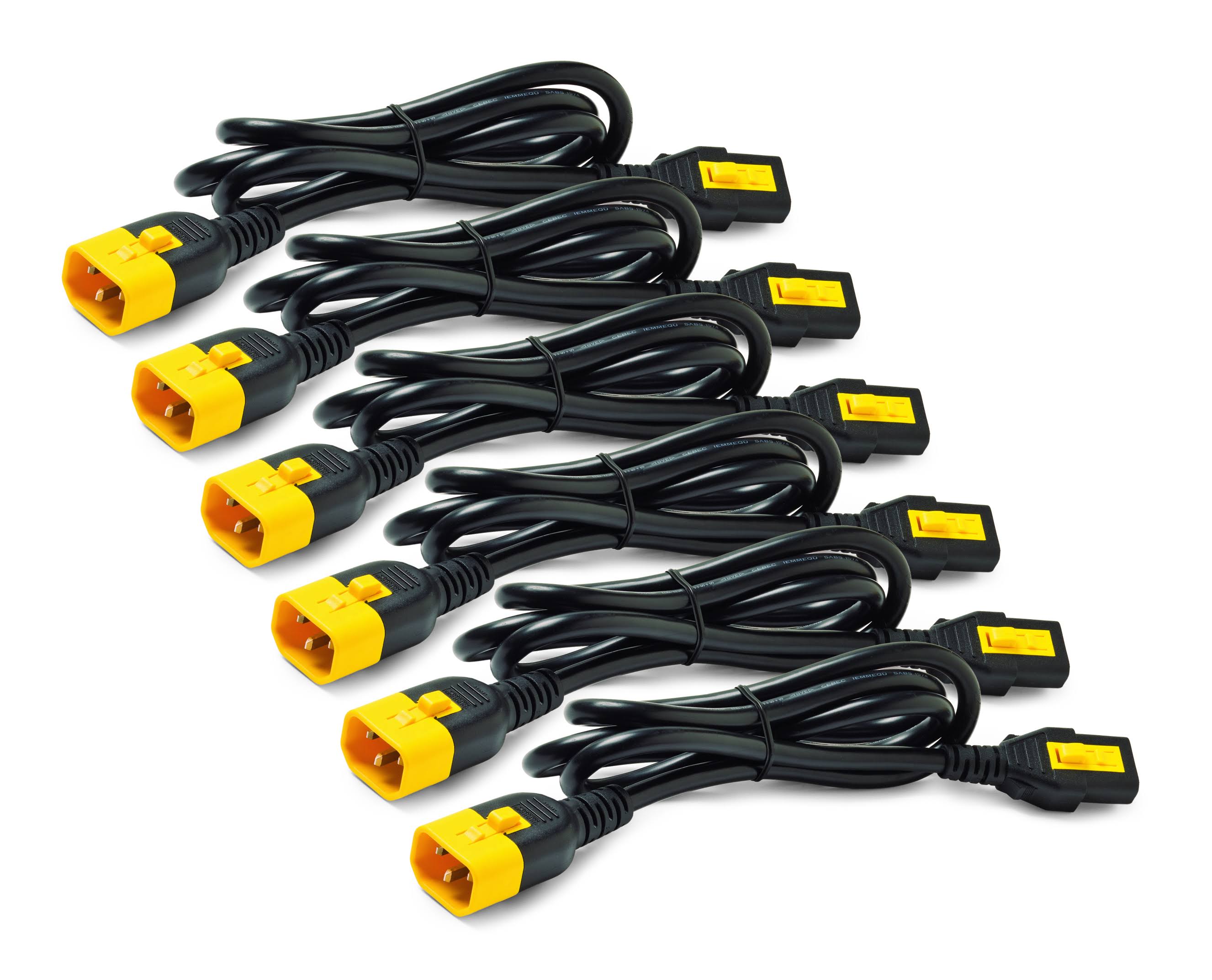 Power Cord Kit, Locking, C13 to C14, 0.6m X4846