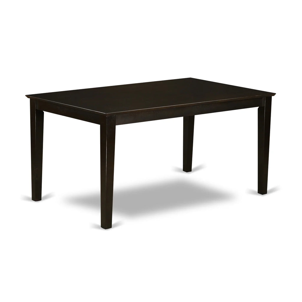 5 Piece Rectangular Dining Table Set with Faux Leather Seat Chairs L2101