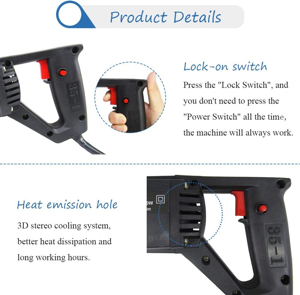 110V Electric Hand Held Concrete Vibrator 5ft 800W I4828