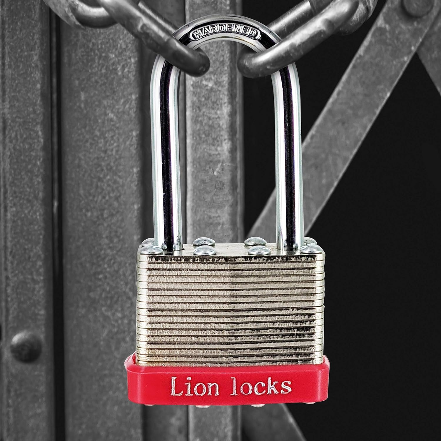 24 Keyed-Alike Padlocks, 48 Keys, Hardened Steel Case, Brass Pin Cylinder R26553
