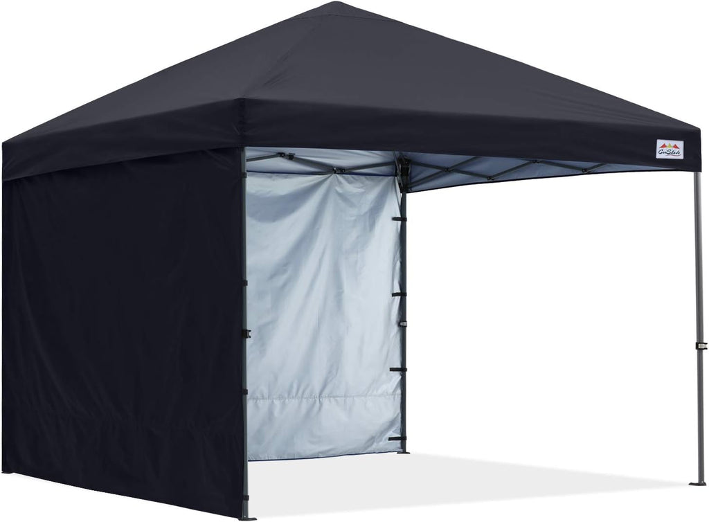 Pop Up Canopy Tent 8x8Ft with 2 Removable Sunwalls Wheeled Carry Bag Royal Blue H871