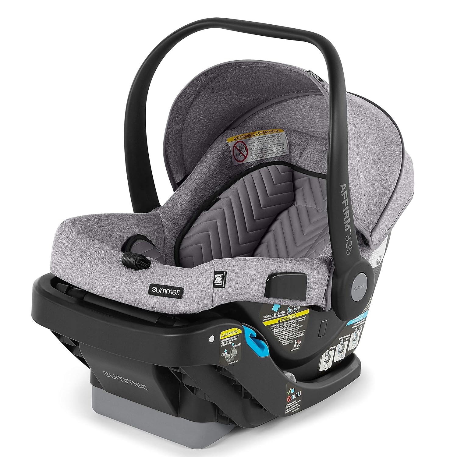 Slate Gray Modular Travel System with Rear-Facing Infant Car Seat X74098