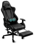 Massage Gaming Chair with Footrest, High Back PU Leather S551287