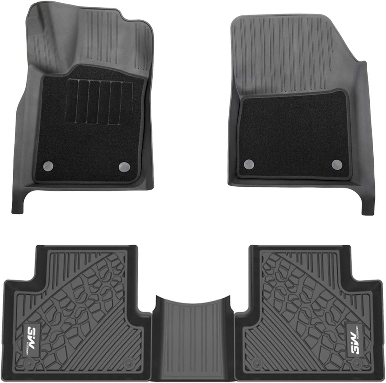 Black TPE All-Weather Custom Fit Car Liner for Ford Edge O4469