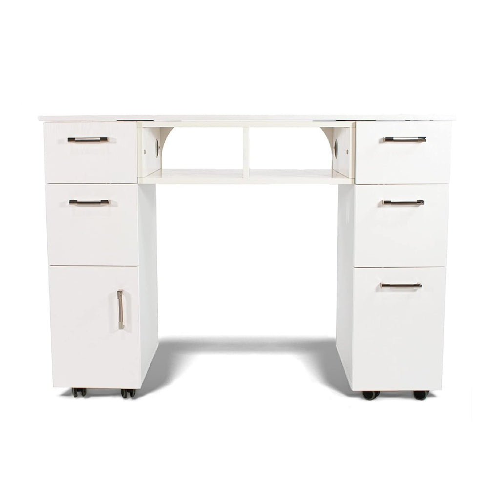 Ash Grey Stone Top Manicure Table S633341