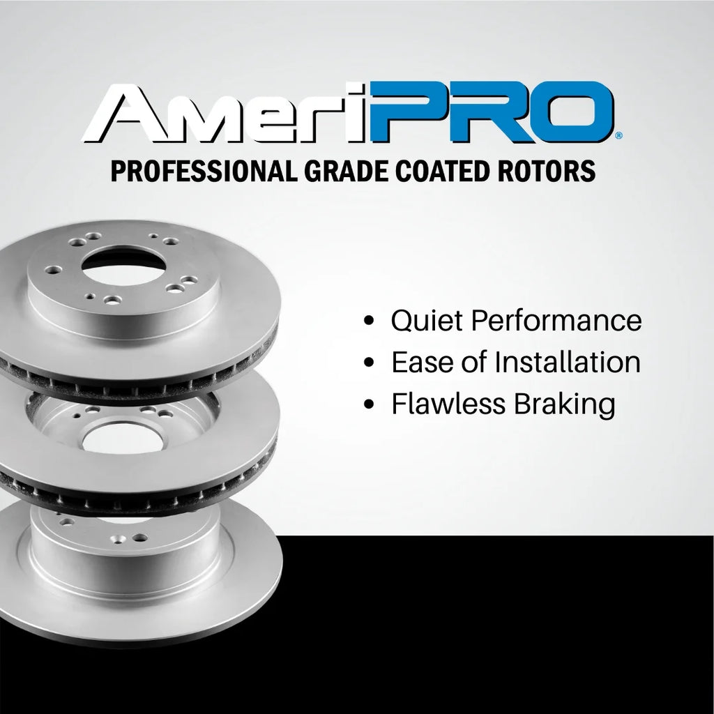 Rear Coated Rotors Brake Pads Hub Wheel Bearing S175