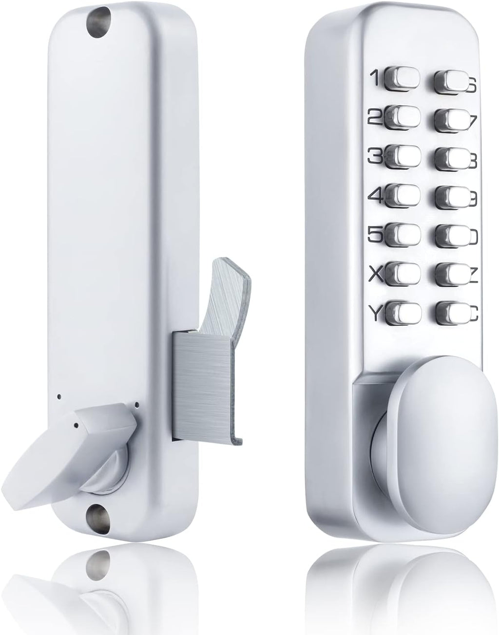 Keyless Entry Deadbolt Door Lock with Handle (Black) R968067