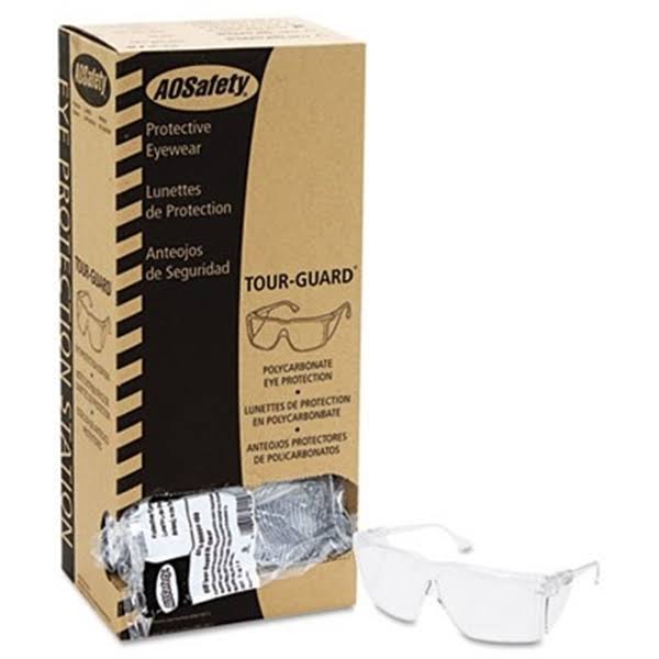Clear Frame Safety Glasses, 20/Box R83882