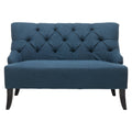Dark Blue Fabric Settee L487725