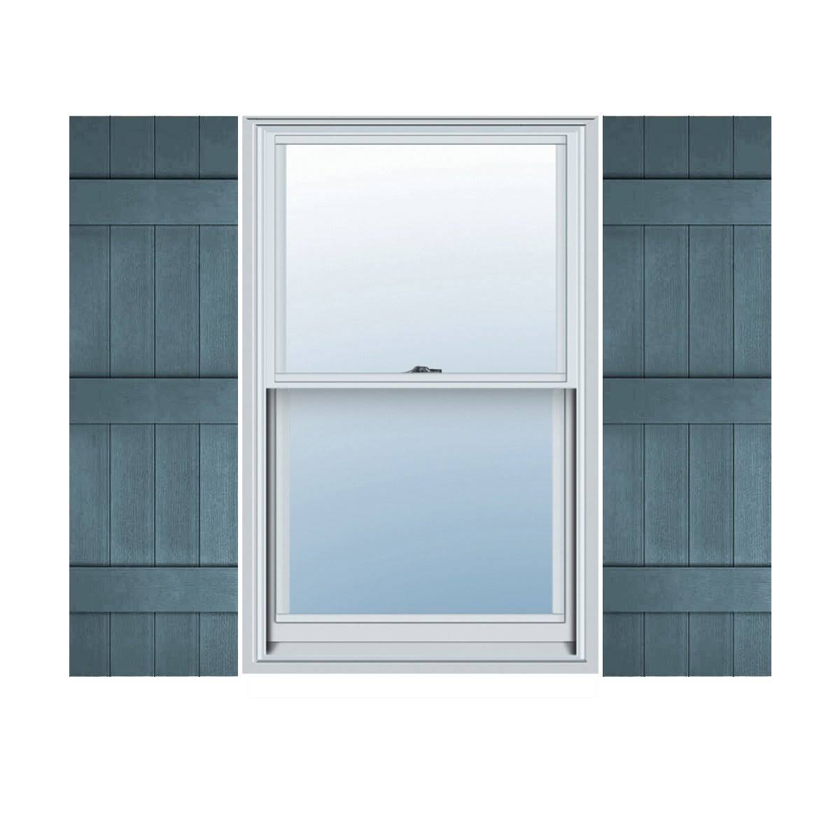 14x22W x 55x22H Vinyl Board-n-Batten Shutters K714563