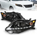 Black Projector Replacement Headlights LED Bar Set Q7682