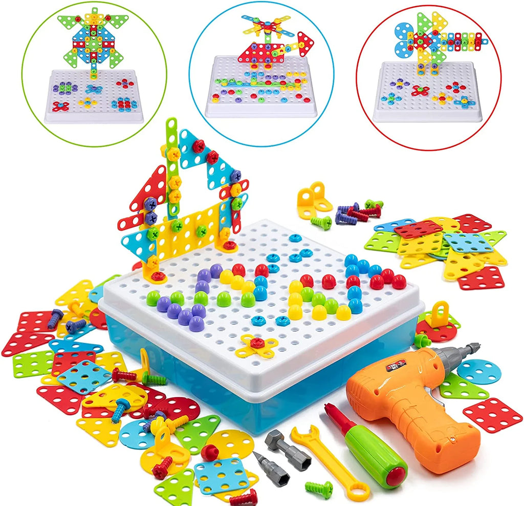 Mosaic Drill Set 3D Construction Engineering Toys I358