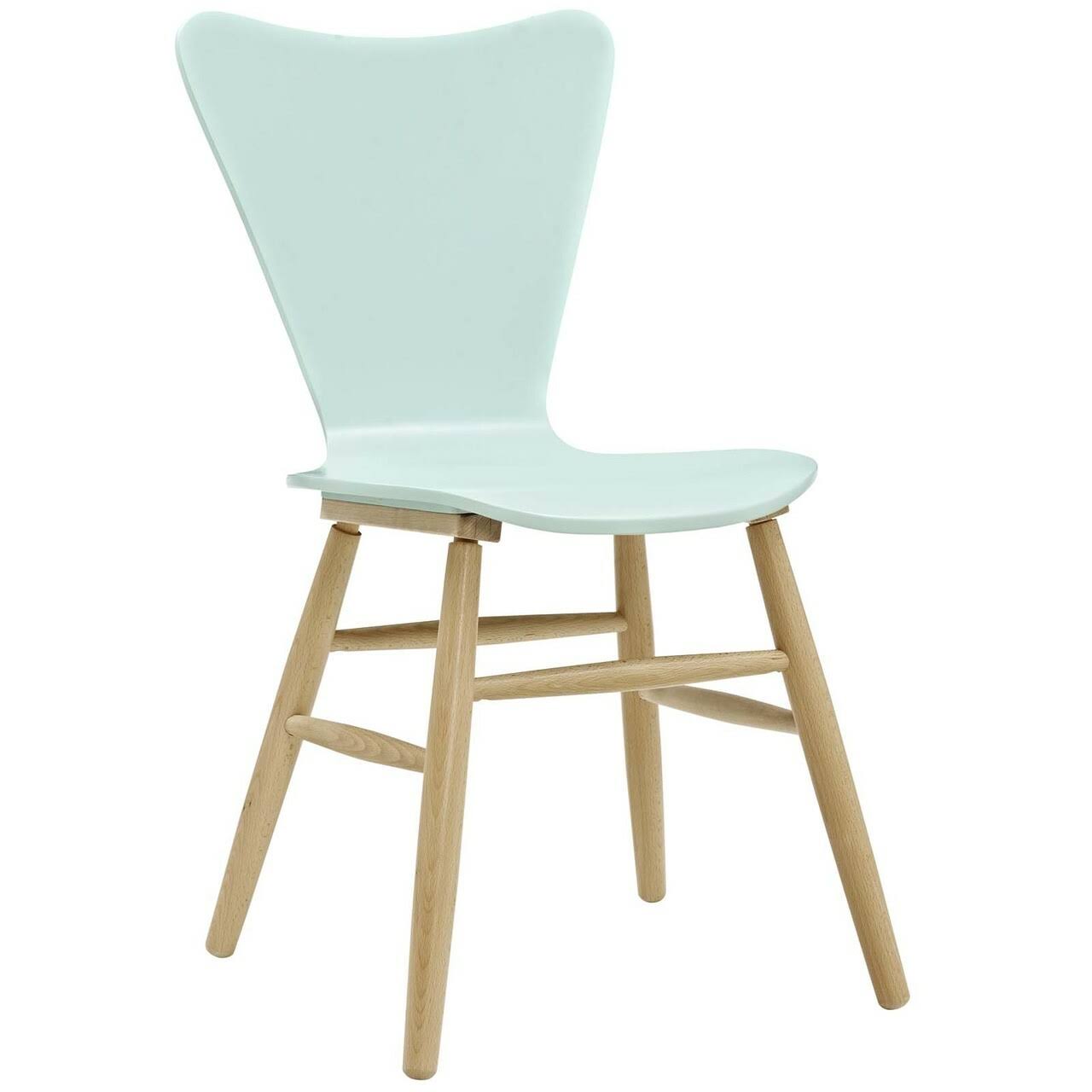 Light Blue Wood Side Chair M36094