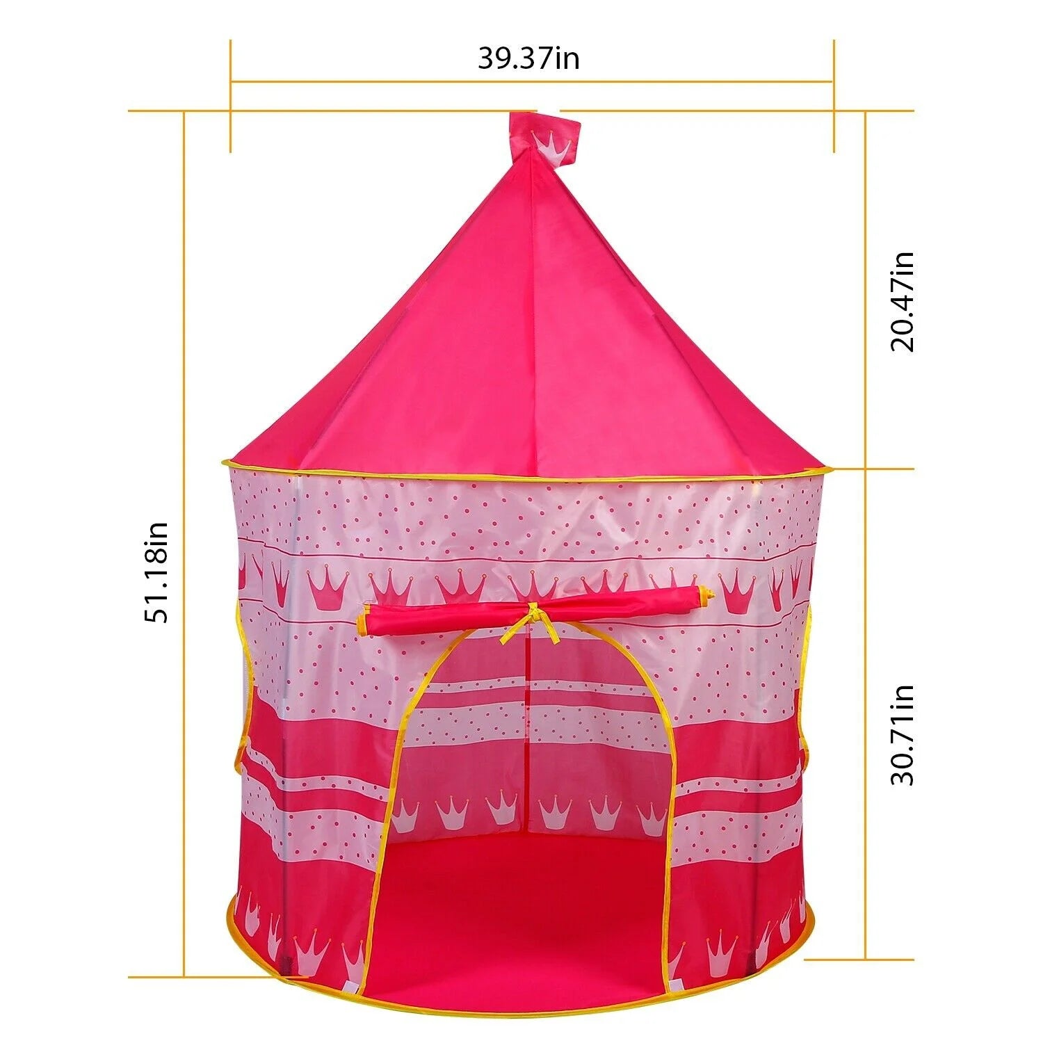 Foldable Pop Up Kids Castle Play Tent Y198