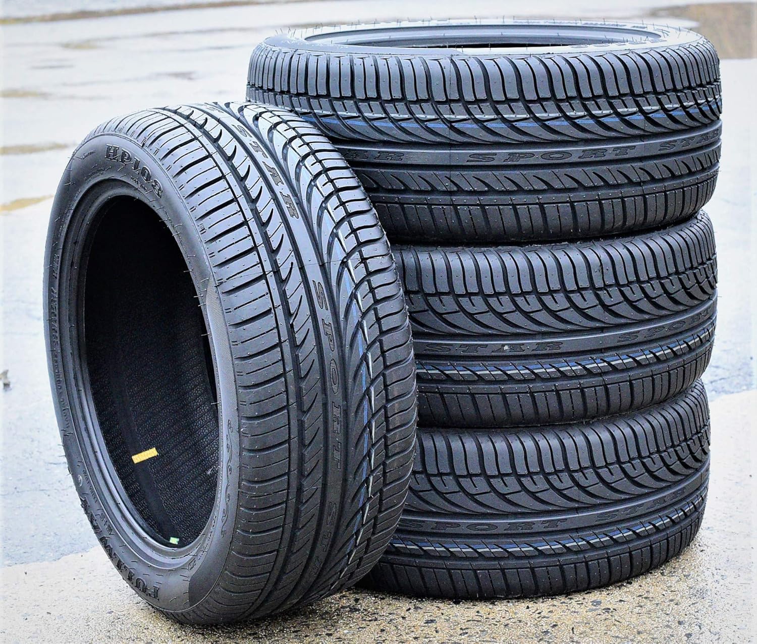 Set of 4 All-Season High Performance Radial Tires 235/55R17 103W XL BSW C79911