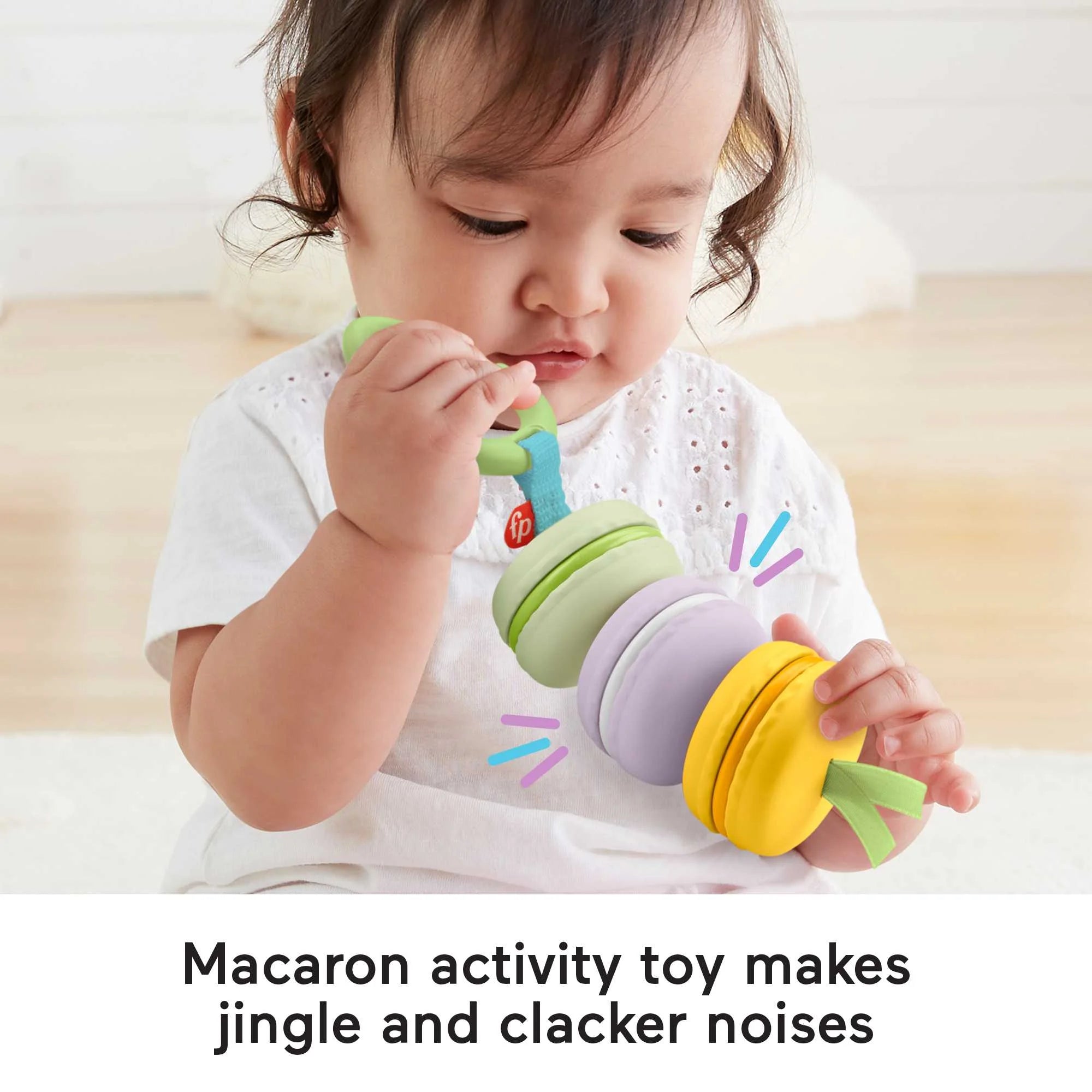 Plastic Pretend Food Rattle Toys for Infants 3+ Months F3016