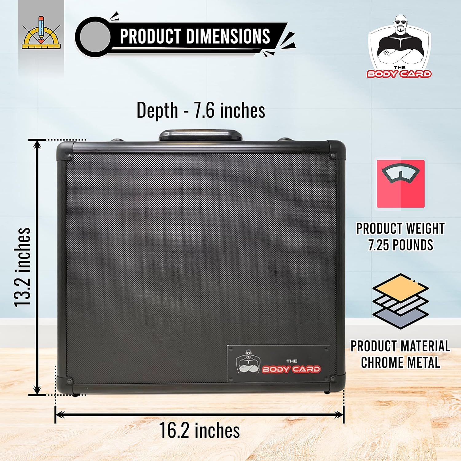 Black Metal Storage Case Pack of 2 H63065