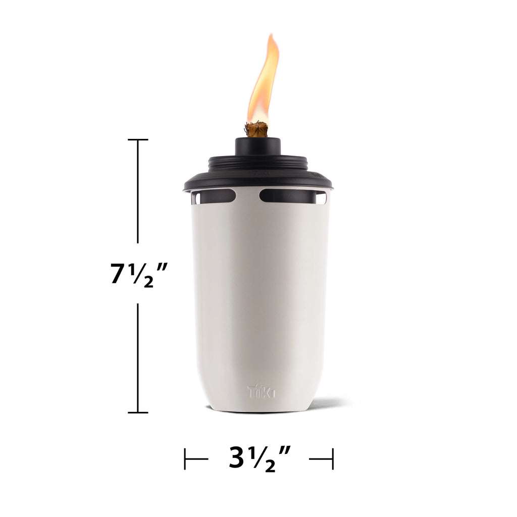 2-Pack 65 inch Metal White Torches I934