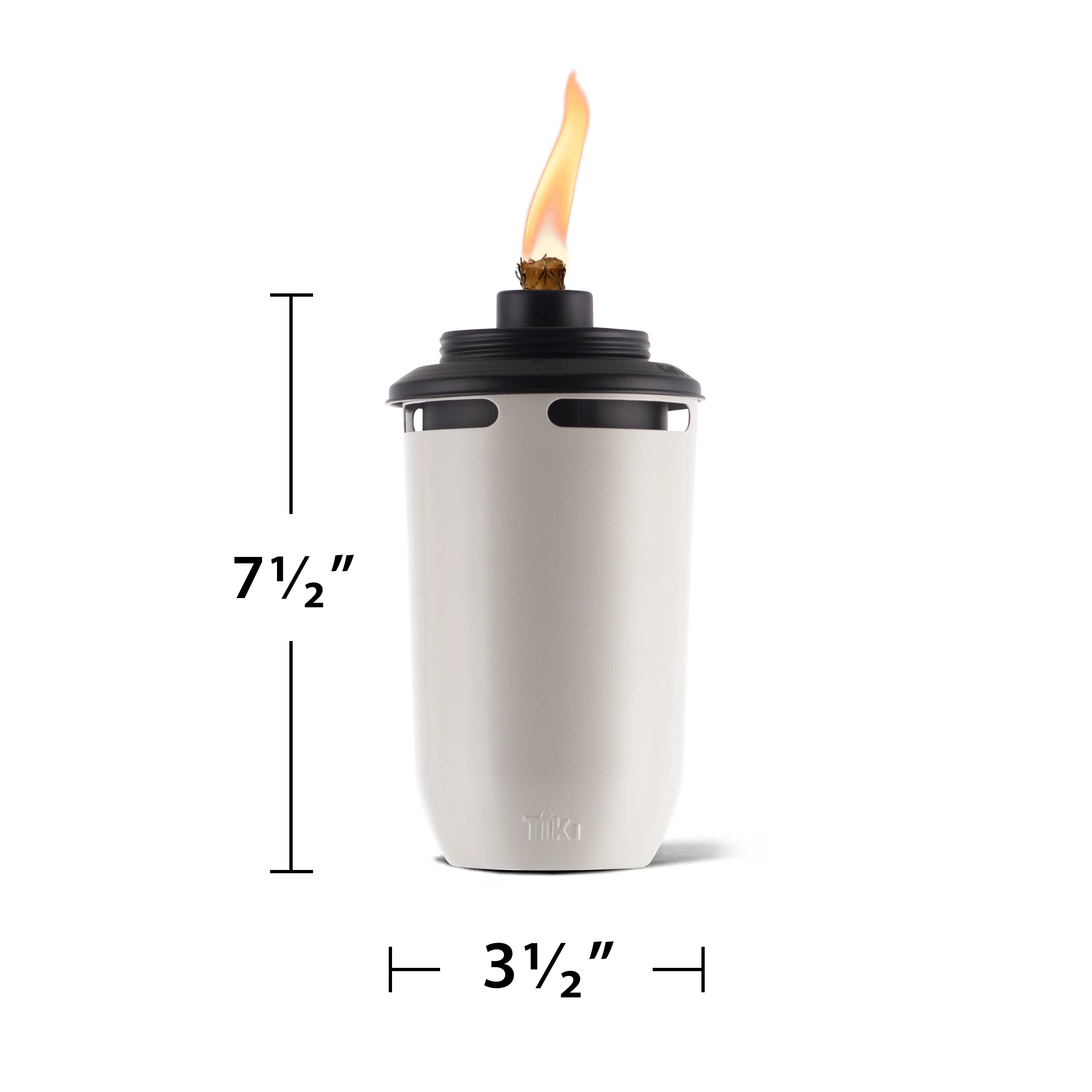 2-Pack 65 inch Metal White Torches I934