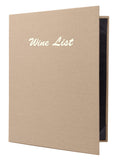 Tan Casebound Menu J7115