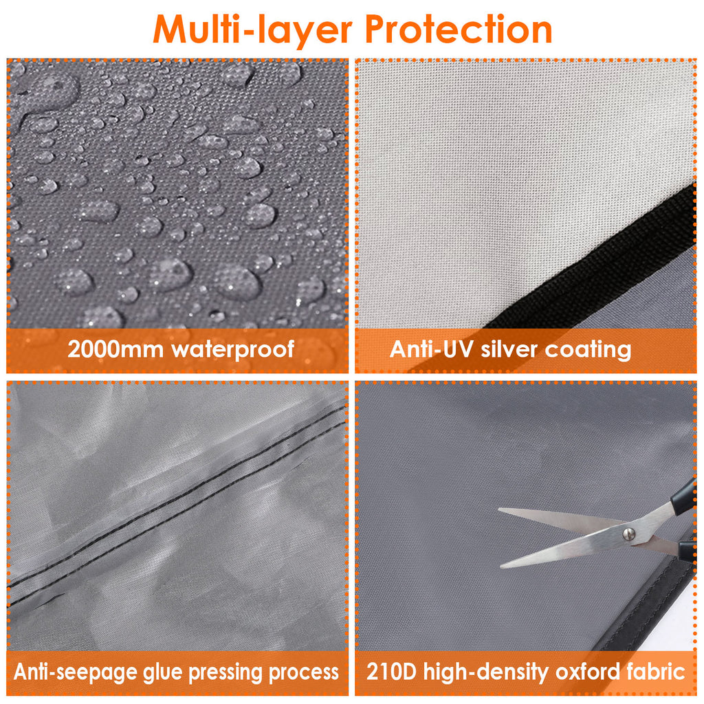 Waterproof Camping Tarp 10ft x 16ft / 10ft x 10ft Q7765