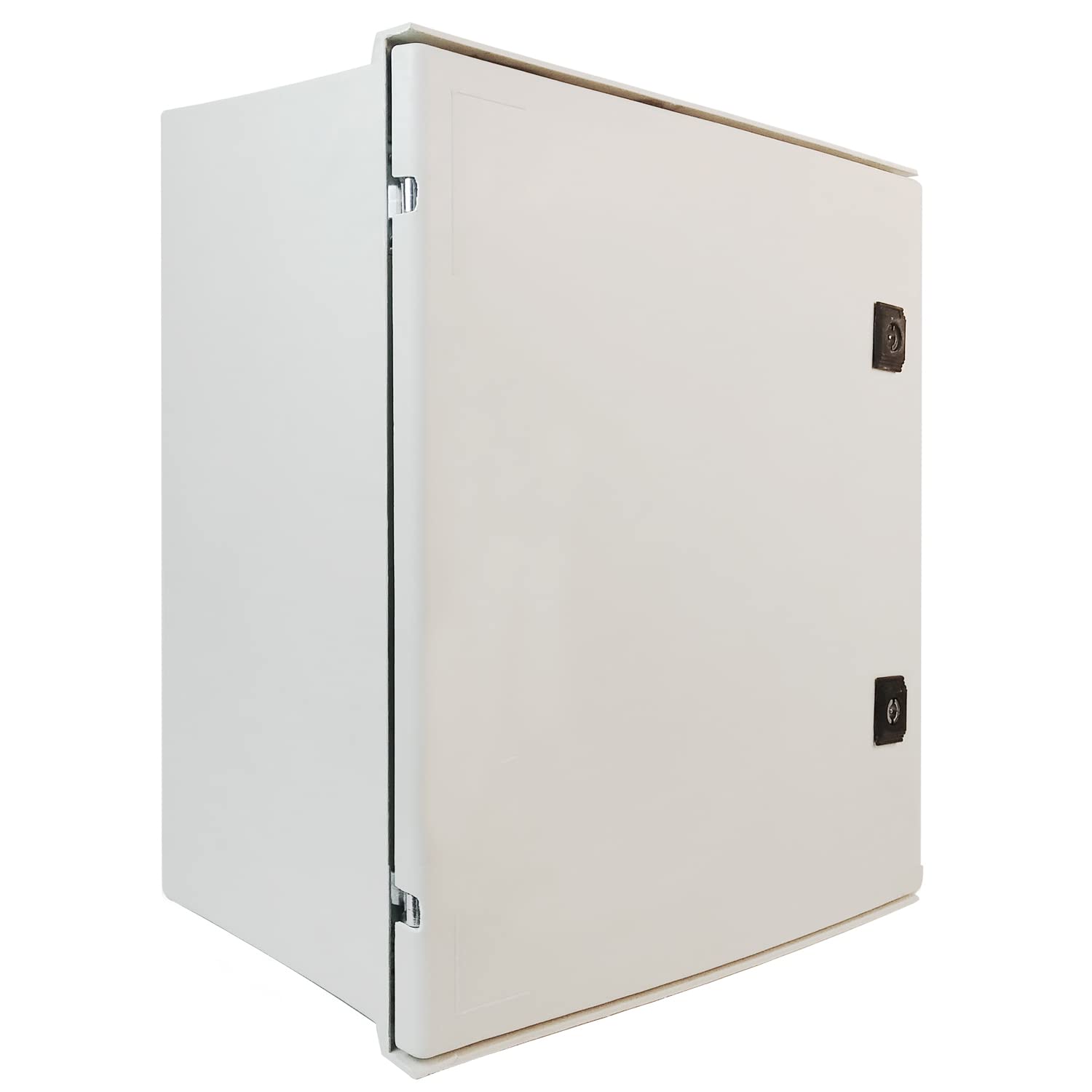 Fiberglass IP65 Wall-Mounted Electrical Enclosure with Hinges & Quarter-Turn Latches U24405
