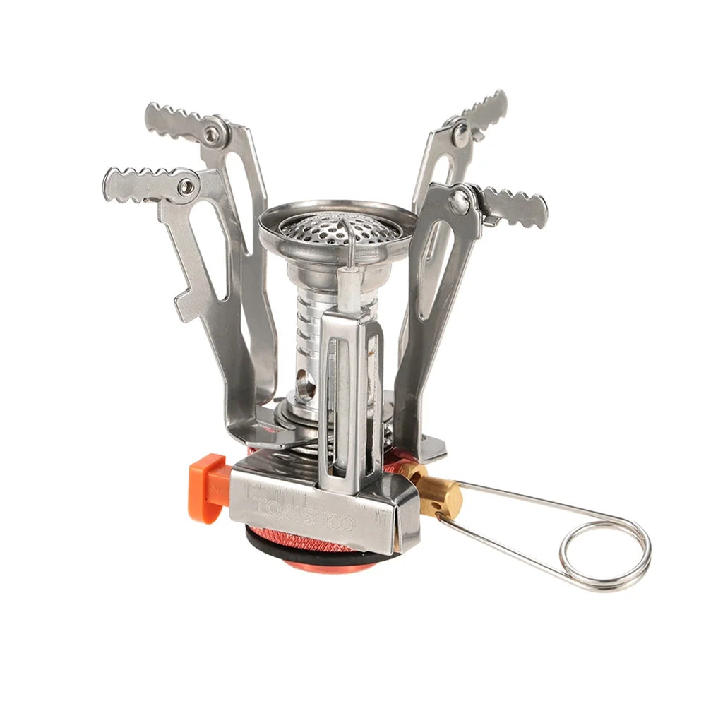 Camping Cookware Set with Stove, Pot, Fork and Spoon E247700