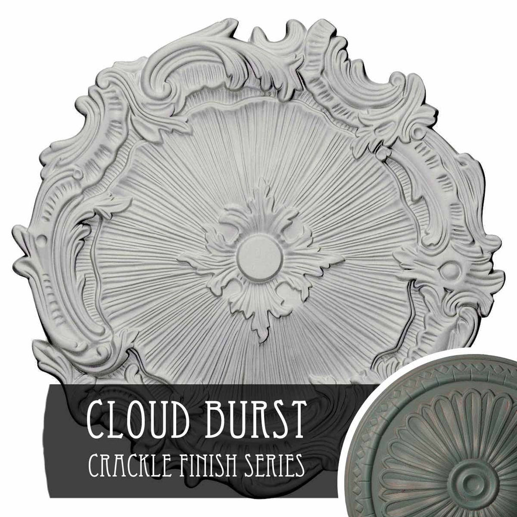 16 3/4 inch x 1 3/8 inch Ceiling Medallion, Hand-Painted B607925