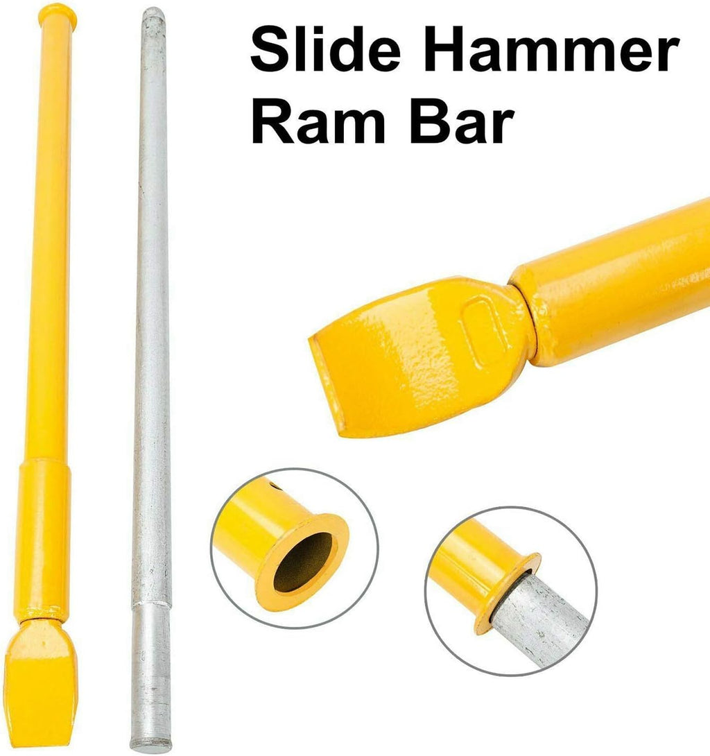 Yellow Steel Tire Bead Breaker Slide Hammer Bar Pack of 2 L812207
